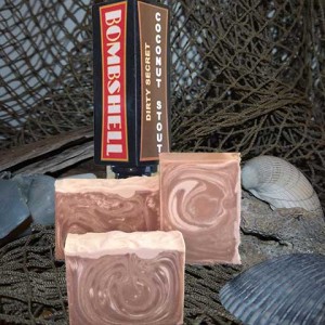 Bombshell Coconut Stout Handcrafted Beer Soap
